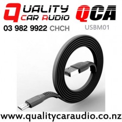 QCA-USBM01 Micro USB Cable Black 25cm with Easy Finance