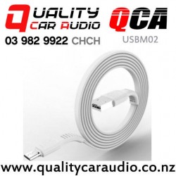 QCA-USBM02 Micro USB Cable White 100cm with Easy Finance