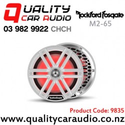 In stock at NZ Supplier, Special Order Only -  Rockford Fosgate M2-65 6.5" 600W (150W RMS) 2 Way Coaxial Marine Speakers in white (pair)