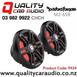 In stock at NZ Supplier, Special Order Only -  Rockford Fosgate M2-65B 6.5" 600W (150W RMS) 2 Way Coaxial Marine Speakers (pair)