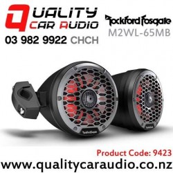 In stock at NZ Supplier, Special Order Only -  Rockford Fosgate M2WL-65MB 6.5" 600W (150W RMS) 2 Way Coaxial Speaker Pods with LED (pair)