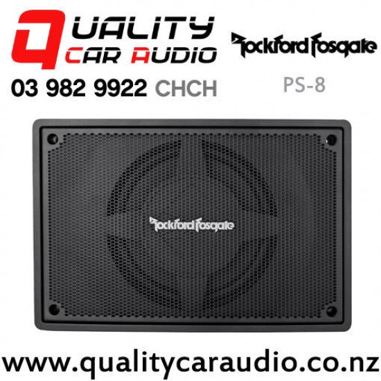 Rockford Fosgate PS-8 8" 150W RMS Class D Powered Shallow Mount Car Subwoofer with Easy Finance
