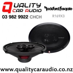 Rockford Fosgate R169X3 6x9" 130W (65W RMS) 3-way Coaxial Car Speakers (pair) with Easy Finance