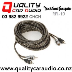 Rockford Fosgate RFI-10 10 ft. Twisted RCA Signal OFC Cable (3m)