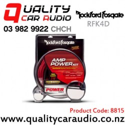 Rockford Fosgate RFK4D 4 Gauge Dual Amplifier Installation Kit