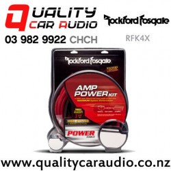 Rockford Fosgate RFK4X 4 Gauge Amplifier Power Installation Kit include RCA & Speaker Wire