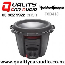 Rockford Fosgate T0D410 10" 1100W (550W RMS) Dual 4 ohm Voice Coil Car Subwoofer with Easy Finance