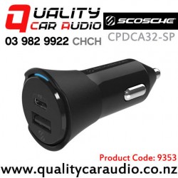 9353 Scosche CPDCA32-SP 20W USB Dual Car Charger