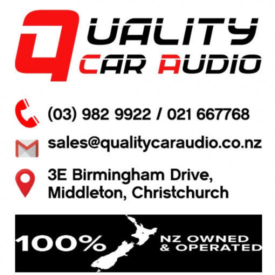 1398 QCA 11082 Stereo Fascia Kit for Mazda 3 from 2009 to 2013 (black)
