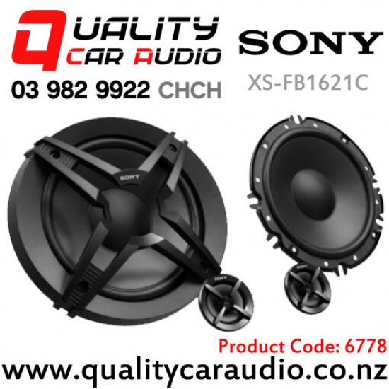 6778 Sony XS-FB1621C 6.5" 270W (45W RMS) 2 Way Component Car Speakers (pair)