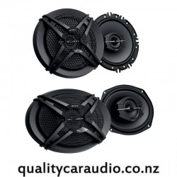 Sony XS-GTF1639 6.5" 3 Way Coaxial Car Speakers + Sony XS-GTF6939 6x9" 3 Way Coaxial Car Speakers Combo Deal