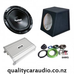Sony XS-NW1200 12" 1800W Single 4 ohm Subwoofer + SoundMagus PK600.1 600W Mono Channel Amplifier with subbox included
