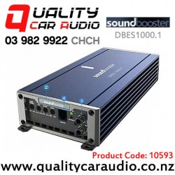 Soundbooster DBES1000.1 1000W RMS Mono Channel Class D Compact Car Amplifier (Product in silver colour body)