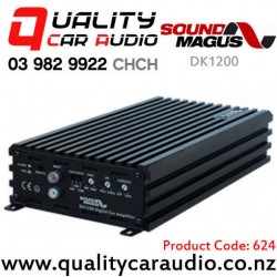 Sound Magus DK1200 1200W RMS Mono 2/1 Channel Class D Car Amplifier