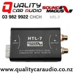 SoundMagus HTL-7 2 Channel Speaker Level Input to RCA Level Input Converter with Easy Payments