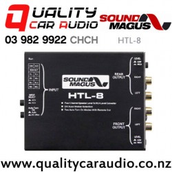 SoundMagus HTL-8 4 Channel Speaker Level Input to RCA Level Input Converter with Easy Payments