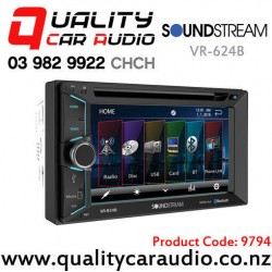 SoundStream VR-624B Bluetooth USB AUX DVD NZ Tuners 3x Pre Outs Car Stereo