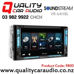 SoundStream VR-64HBL Bluetooth USB AUX NZ Tuners 3x Pre Outs Car Stereo