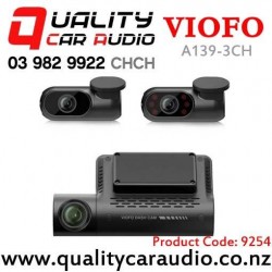 In stock at NZ Supplier (Special Order Only) - VIOFO A139-3CH 2K Front, 1080P Rear and Interior 3 Channel Dash Cam with IR, WiFi and GPS