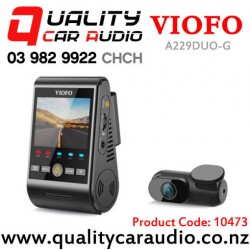 In Stock At Distribution Centre - 10473 VIOFO A229DUO-G Dual Channel 2K Dash Cam with 2.4" Screen and Built-in WiFi, GPS