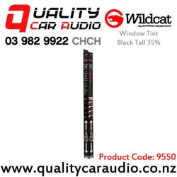 Wildcat Window Tint Black Tall 35% (3m x 76cm)