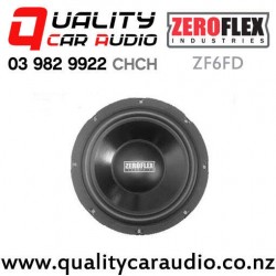 ZeroFlex ZF6FD 6" 100W RMS Single 2 ohm Voice Coil Subwoofer