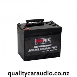 Zeroflex ZF75AGM 75ah 1500 Amps High Performance AGM Car Audio Battery