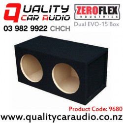In stock at NZ Supplier, (Pre-Order Only, ETA 1/2 weeks) - ZeroFlex EVO-15 MDF Dual  Sub Boxes - Ported
