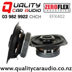 ZeroFlex EFX402 4" 60W RMS 2 Way Coaxial Car Speakers (pair) with Easy Finance
