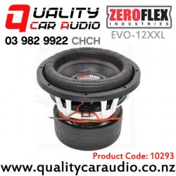 ZeroFlex EVO-12XXL 12" 3500W RMS Dual 2 ohm Voice Coil Car Subwoofer