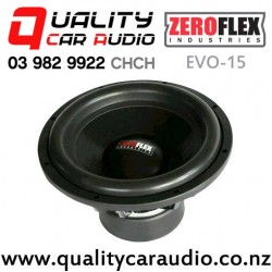 ZeroFlex EVO-15 15" 1500W RMS Dual 2 ohm Voice Coil Car Subwoofer with Easy Payments