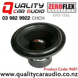 ZeroFlex EVO-15XL 15" 2500W RMS Dual 2 ohm Voice Coil Car Subwoofer