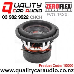 ZeroFlex EVO-15XXL 15" 3500W RMS Dual 2 ohm Voice Coil Car Subwoofer