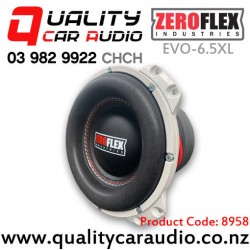 ZeroFlex EVO-6.5XL 6.5" 500W RMS Dual 4 ohm Voice Coil Car Subwoofer - In Stock At Distribution Centre