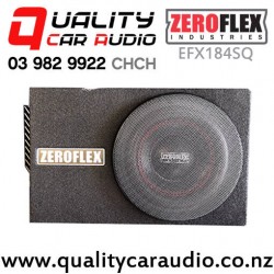 Demo Unit, Same Warranty - Hot Price! ZeroFlex EFX184SQ 8" 200W RMS Active Car Subwoofer