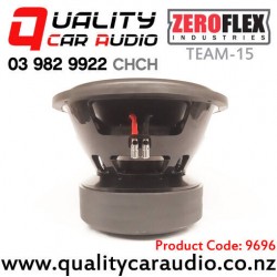 ZeroFlex TEAM-15 15" 7500W RMS Dual 1 ohm Voice Coil Car Subwoofer - In Stock At Distribution Centre