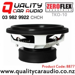ZeroFlex TKO-10 10" 1000W RMS Dual 4 ohm Voice Coil Car Subwooer