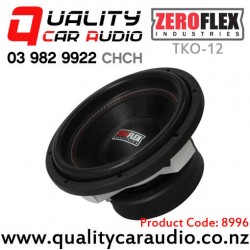 ZeroFlex TKO-12 12" 1000W RMS Dual 4 ohm Voice Coil Car Subwoofer