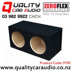 In stock at NZ Supplier, (Pre-Order Only, ETA 1/2 weeks) - ZeroFlex TKO-12 Dual Box For Dual 12" TKO-12 Ported