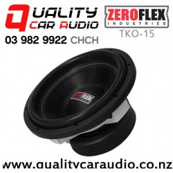 ZeroFlex TKO-15 15" 1000W RMS Dual 4 ohm Voice Coil Car Subwoofer