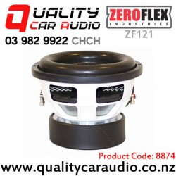 ZeroFlex ZF121 12" 2000W RMS Dual 1 ohm Voice Coil Car Subwoofer