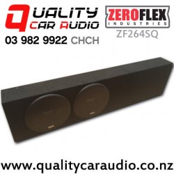ZeroFlex ZF264SQ Dual 6.5" 200W RMS 4 ohm Ported Slimline Subwoofer Enclosure - In Stock At Distribution Centre