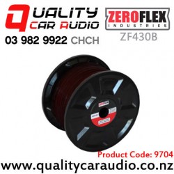 ZeroFlex ZF430B 4 Gauge CCA Power Cable in Black (30m) - In Stock At Distribution Centre