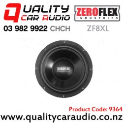 ZeroFlex ZF8XL 8" 200W RMS Single 4 ohm Voice Coil Car Subwoofer