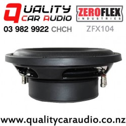 ZeroFlex ZFX104 10" 300W RMS Dual 2 ohm Voice Coil Car Subwoofer - In Stock At Distribution Centre