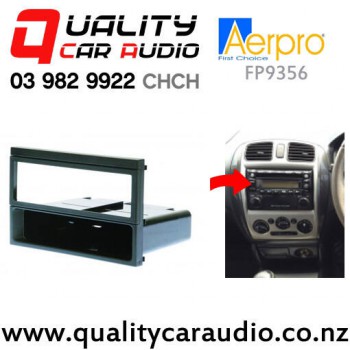 Mazda 323 Black Pocket Facia Plate Autoleads Radio Stereo